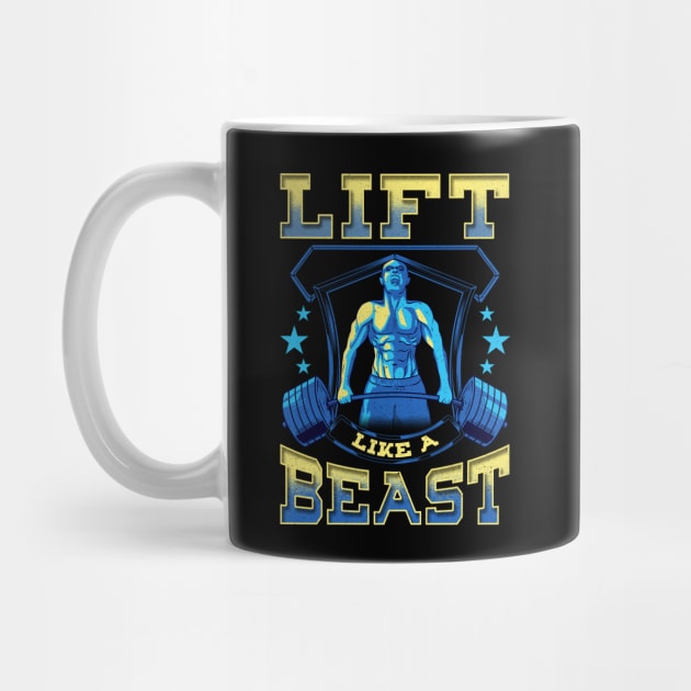 Lift Like a Beast Weightlifting Powerlifting Gym by theperfectpresents